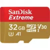 WESTERN DIGITAL SanDisk micro SDXC Extreme 32GB (A1/ V30/ U3/ UHS-I/ Cl.10/ R100/ W60) + Adapter for Action Cam