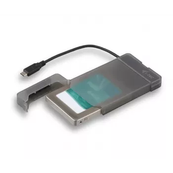 i-tec MySafe USB-C 3.1 Gen. 2 easy, HDD/SSD enclosure, 2.5 inch, Serial ATA, Serial ATA II, Serial ATA III, 10 Gbit/s, USB connectivity, Black