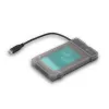 i-tec MySafe USB-C 3.1 Gen. 2 easy, HDD/SSD enclosure, 2.5 inch, Serial ATA, Serial ATA II, Serial ATA III, 10 Gbit/s, USB connectivity, Black