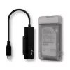 i-tec MySafe USB-C 3.1 Gen. 2 easy, HDD/SSD enclosure, 2.5 inch, Serial ATA, Serial ATA II, Serial ATA III, 10 Gbit/s, USB connectivity, Black