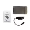 i-tec MySafe USB-C 3.1 Gen. 2 easy, HDD/SSD enclosure, 2.5 inch, Serial ATA, Serial ATA II, Serial ATA III, 10 Gbit/s, USB connectivity, Black