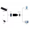 USB graphics adapter Gembird A-USB3-CMAF-01 — USB Type-C to USB (USB 2.0 / 3.2 Gen 1), compact black