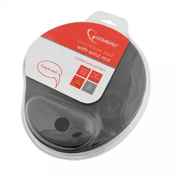 GEMBIRD Mouse Pad With Gel Wrist Support Grey