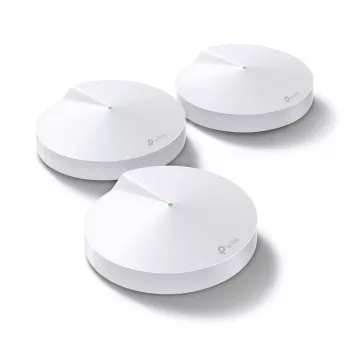 TP-Link AC1300 Deco Whole Home Mesh Wi-Fi System, 3-Pack, White, Internal, Mesh system, Dual-band (2.4 GHz / 5 GHz), Wi-Fi 5 (802.11ac), 1300 Mbit/s