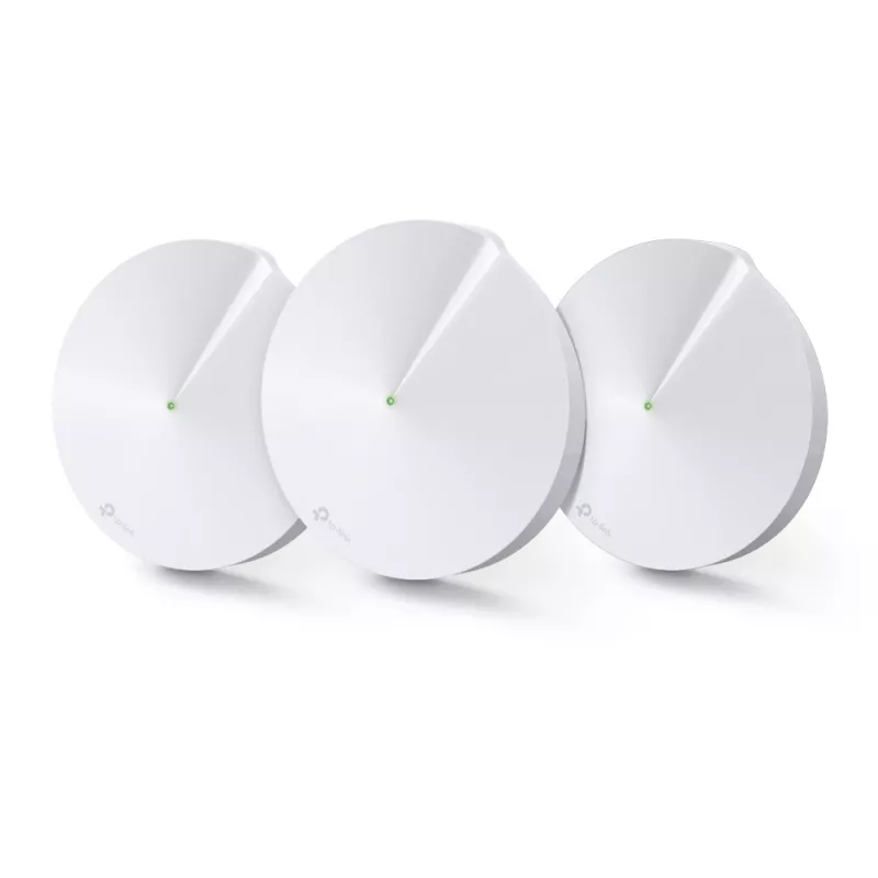 TP-Link AC1300 Deco Whole Home Mesh Wi-Fi System, 3-Pack, White, Internal, Mesh system, Dual-band (2.4 GHz / 5 GHz), Wi-Fi 5 (802.11ac), 1300 Mbit/s