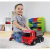 Lena Worxx Dump truck Arocs, Truck/Trailer model, Dump truck, 3 yr(s), Plastic, Black, Grey, Red