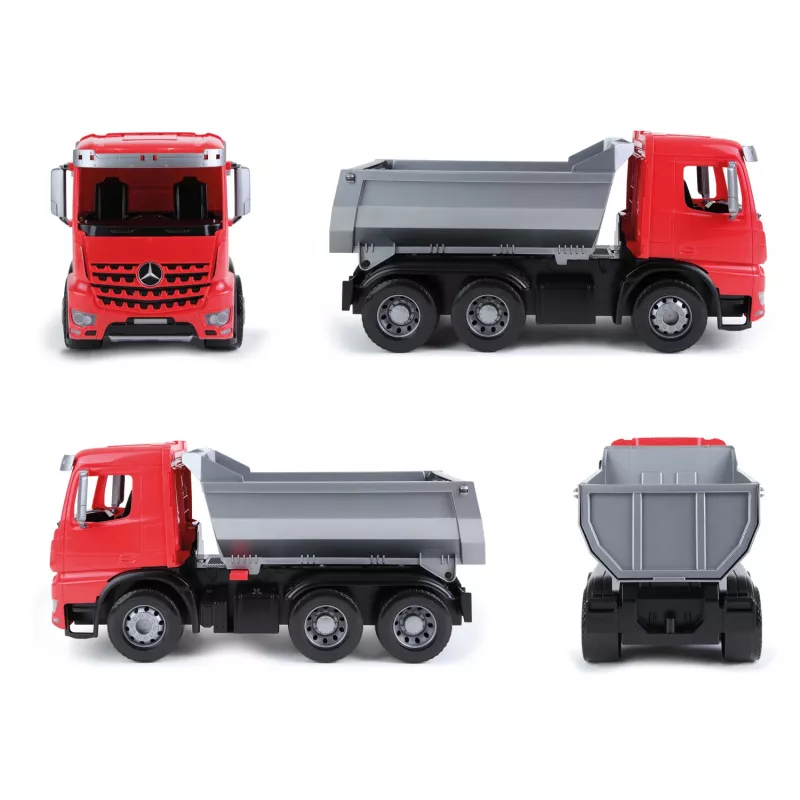 Lena Worxx Dump truck Arocs, Truck/Trailer model, Dump truck, 3 yr(s), Plastic, Black, Grey, Red