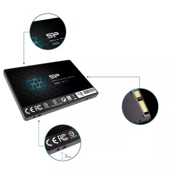 SILICON POWER SSD - A55 - 128GB - 2.5in - SATA III Slc