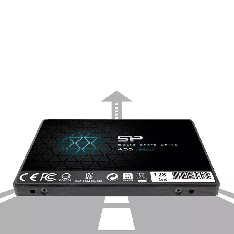 SILICON POWER SSD - A55 - 128GB - 2.5in - SATA III Slc