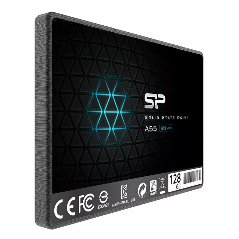 SILICON POWER SSD - A55 - 128GB - 2.5in - SATA III Slc