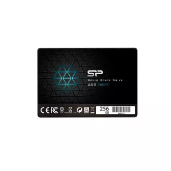 2.5 inch SATA III SSD Silicon Power Ace A55 256 GB, 3D TLC, up to 550/450 MB/s, 7 mm