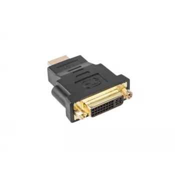 LANBERG gender changer cable HDMI (male) to DVI-D (female, 24+5) black, 1920x1080@60Hz, ABS housing