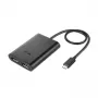 i-tec USB-C 3.1 Dual 4K DP Video Adapter, 3.2 Gen 1 (3.1 Gen 1), USB Type-C, DisplayPort output, 3840 x 2160 pixels