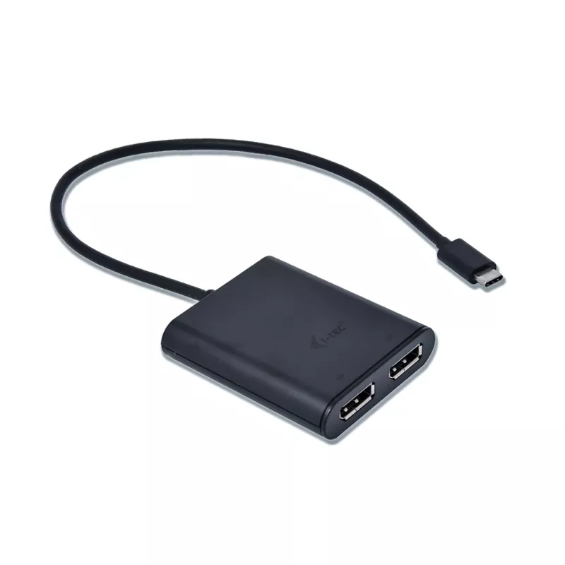 i-tec USB-C 3.1 Dual 4K DP Video Adapter, 3.2 Gen 1 (3.1 Gen 1), USB Type-C, DisplayPort output, 3840 x 2160 pixels