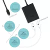 i-tec USB-C 3.1 Dual 4K DP Video Adapter, 3.2 Gen 1 (3.1 Gen 1), USB Type-C, DisplayPort output, 3840 x 2160 pixels