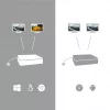 i-tec USB-C 3.1 Dual 4K DP Video Adapter, 3.2 Gen 1 (3.1 Gen 1), USB Type-C, DisplayPort output, 3840 x 2160 pixels