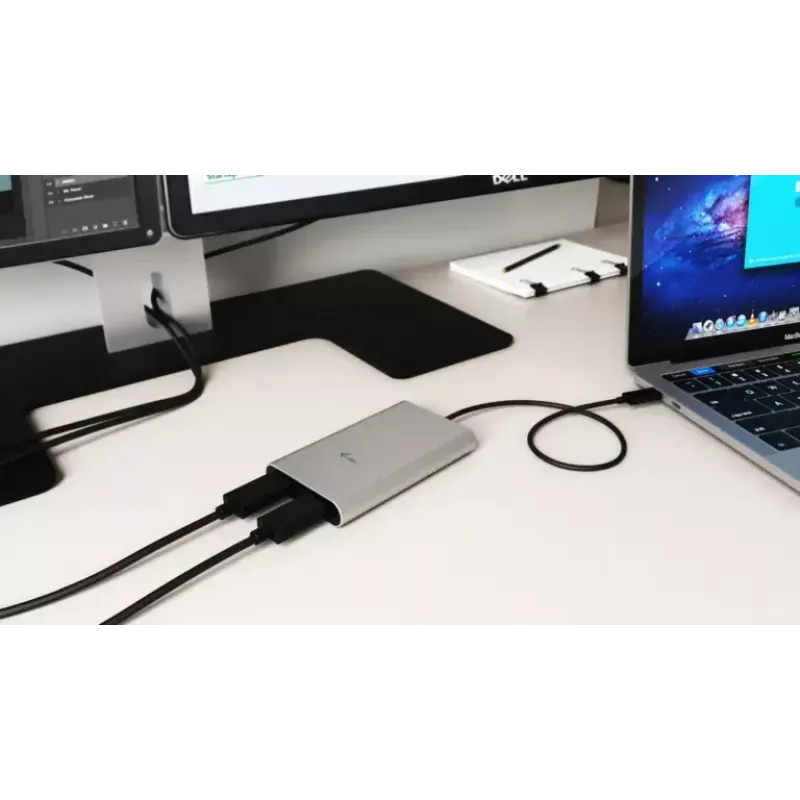 i-tec Thunderbolt 3 Dual DP Video Adapter USB Type-C DisplayPort 1.2a