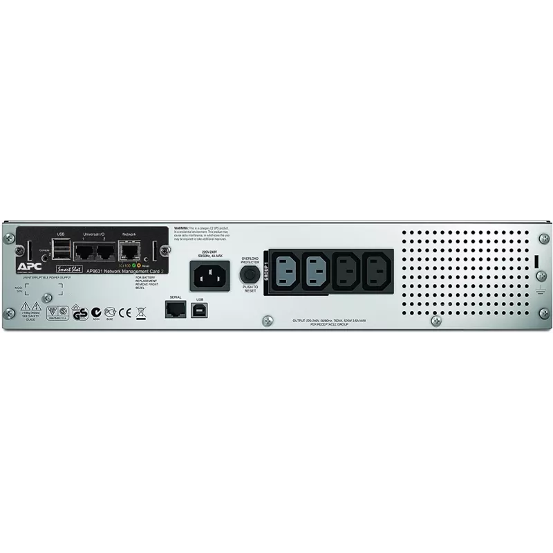 APC Smart-UPS SMT750RMI2UNC - 4x C13, USB, Rack mountable, NMC, 750VA