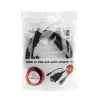 GEMBIRD HDMI to VGA and audio adapter cable, single port, 3m, black