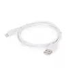 Lightning cable Gembird CC-USB2-AMLM-2M-W — 2 m, Lightning to USB A, USB 2.0, white