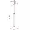 Techly ICA-TR10 signage display mount 68.6 cm (27 inch) Silver
