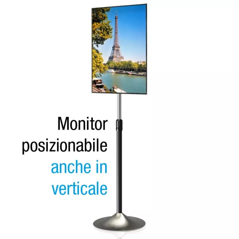 Techly ICA-TR10 signage display mount 68.6 cm (27 inch) Silver