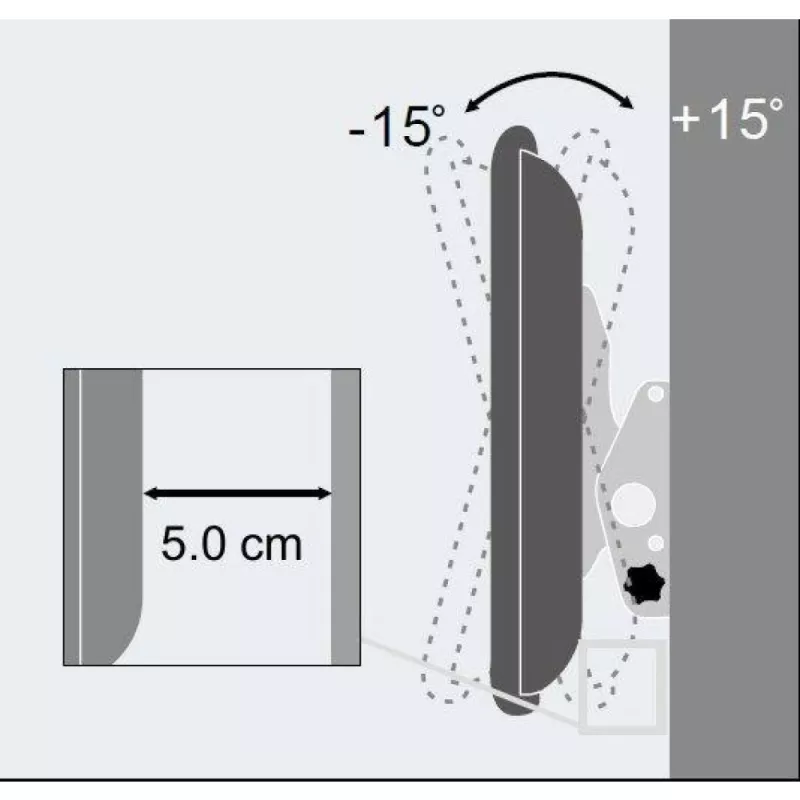 Techly 40-65 inch Wall Bracket for LED LCD TV Tilt” ICA-PLB 131L
