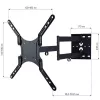Techly 23-55 Universal LCD TV Wall Mount Bracket Black” ICA-PLB 136M