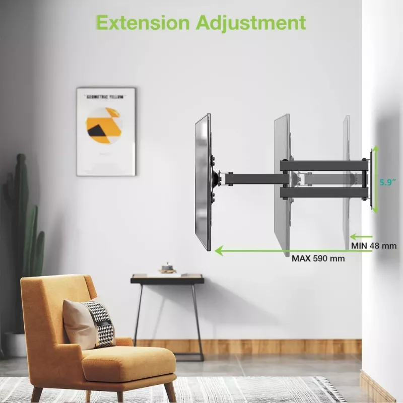 Techly 23-55 Universal LCD TV Wall Mount Bracket Black” ICA-PLB 136M