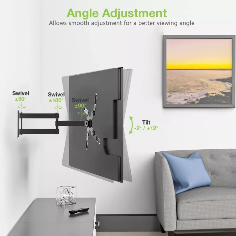 Techly 23-55 Universal LCD TV Wall Mount Bracket Black” ICA-PLB 136M