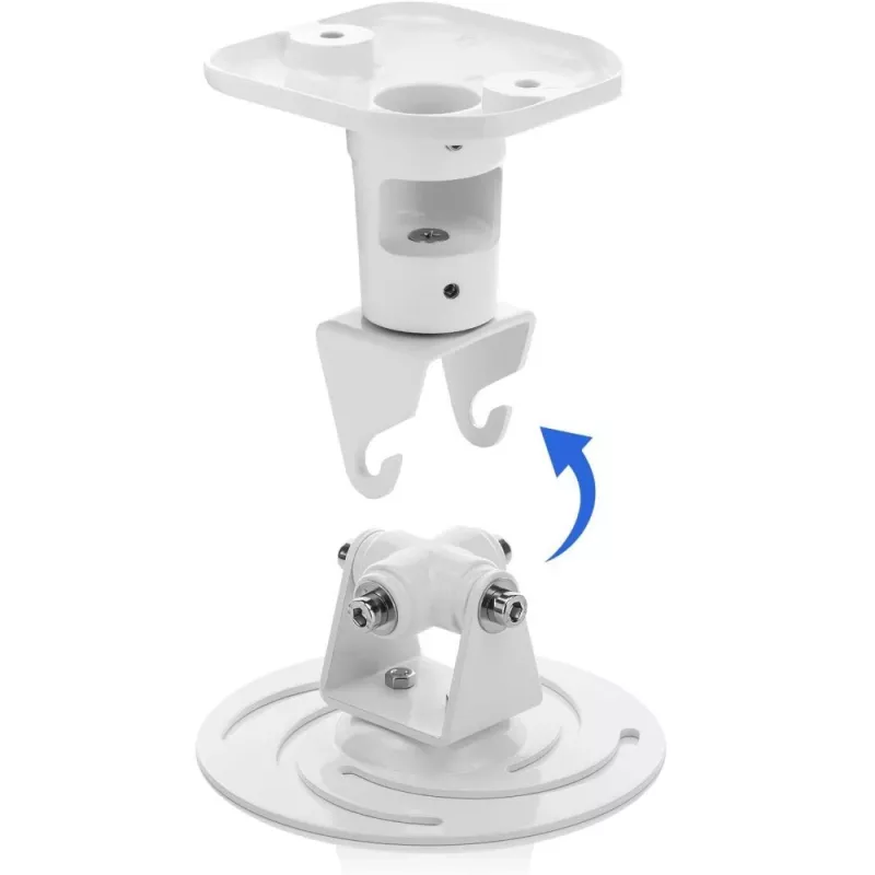 Techly Universal Ceiling Bracket for Projector, White ICA-PM 100WH