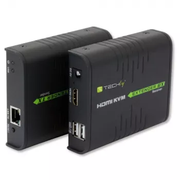 Techly IDATA HDMI-KVM2 KVM extender Transmitter & receiver