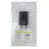 Techly Compact Charger USB 1A European Plug Black, Indoor, AC, 5 V, 1 A, Black