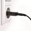 Techly Compact Charger USB 1A European Plug Black, Indoor, AC, 5 V, 1 A, Black