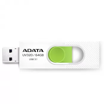 ADATA UV320 USB flash drive 64 GB USB Type-A 3.2 Gen 1 (3.1 Gen 1) Green, White