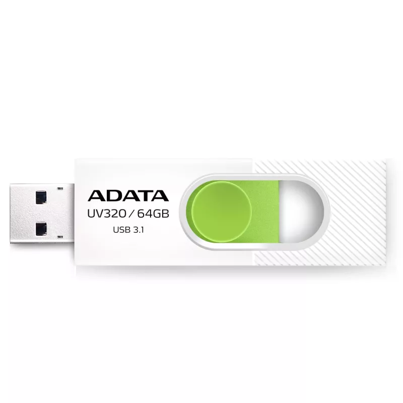 ADATA UV320 USB flash drive 64 GB USB Type-A 3.2 Gen 1 (3.1 Gen 1) Green, White