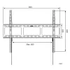 Techly Wall Mount for LED LCD TV 42-80 Ultra Slim Fixed H600mm” ICA-PLB 860