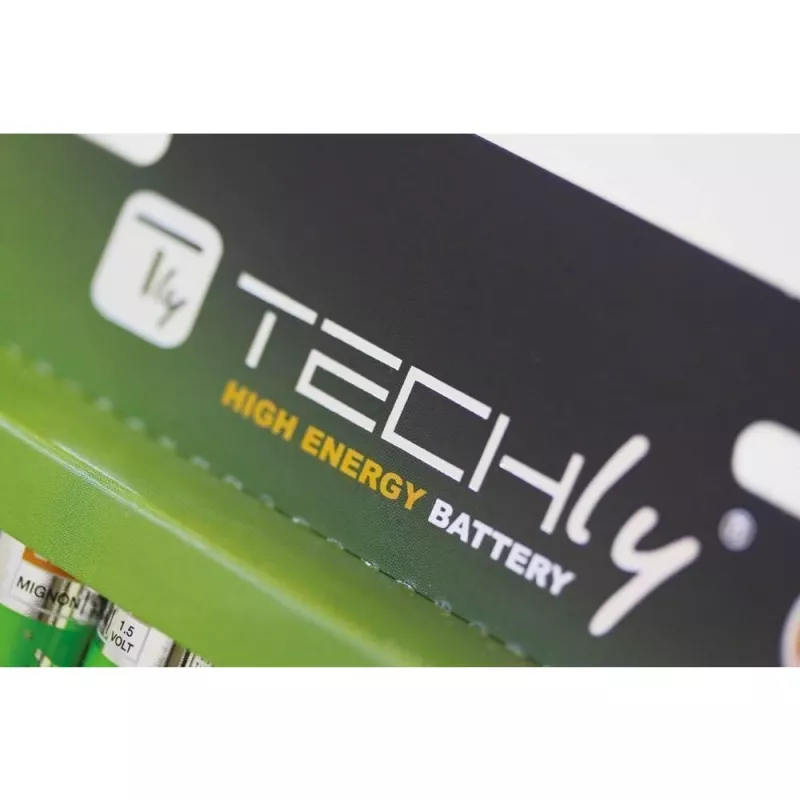 Techly Multipack 24 Batteries High Power Mini Stilo AAA Alkaline LR03 1.5V IBT-KAL-LR03-B24T