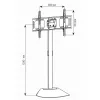 Techly ICA-TR12 TV mount/stand 177.8 cm (70 inch) Black