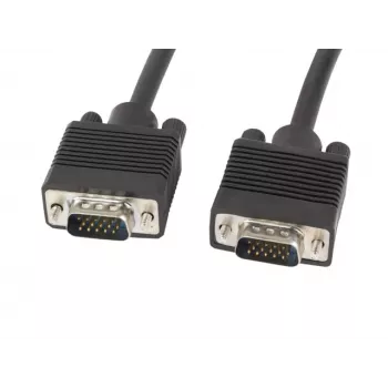 LANBERG VGA M/m Cable Dual-shielded Ferrite Core 1.8m Black