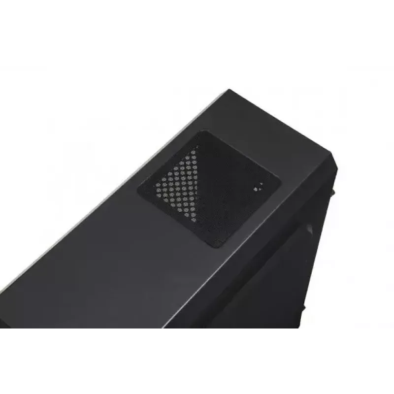 PC case IBOX ORCUS X14 Midi Tower Black — ITX/ATX, side window, red illumination, 3×3.5 inch bays, 2×2.5 inch bays, 1×5.25 inch, USB 3.2 Gen1 Type-A