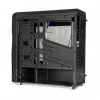 PC case IBOX ORCUS X14 Midi Tower Black — ITX/ATX, side window, red illumination, 3×3.5 inch bays, 2×2.5 inch bays, 1×5.25 inch, USB 3.2 Gen1 Type-A