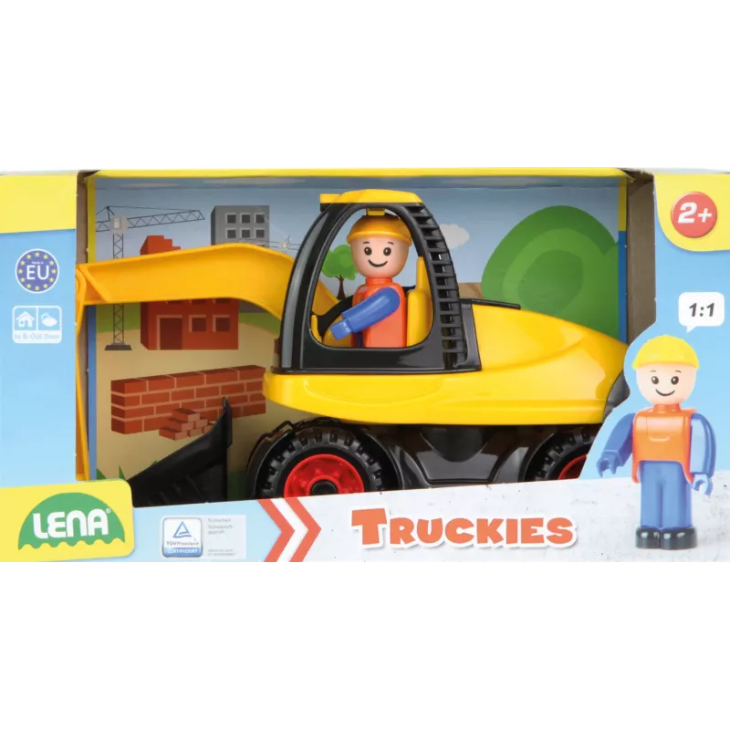 Lena Truckies Excavator, Excavator, 2 yr(s), Black, Yellow