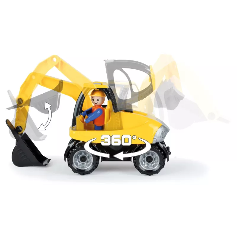 Lena Truckies Excavator, Excavator, 2 yr(s), Black, Yellow