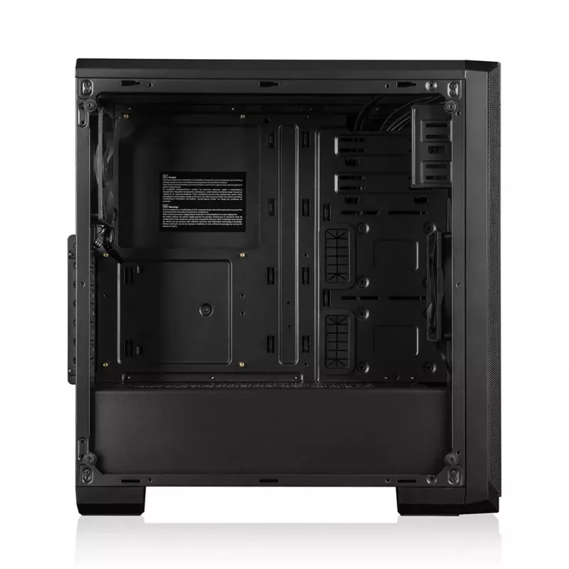 Modecom Oberon Pro Midi Tower PC Case, ATX/Micro ATX/ITX, side window, GPU up to 395 mm, 2x USB 3.0, black