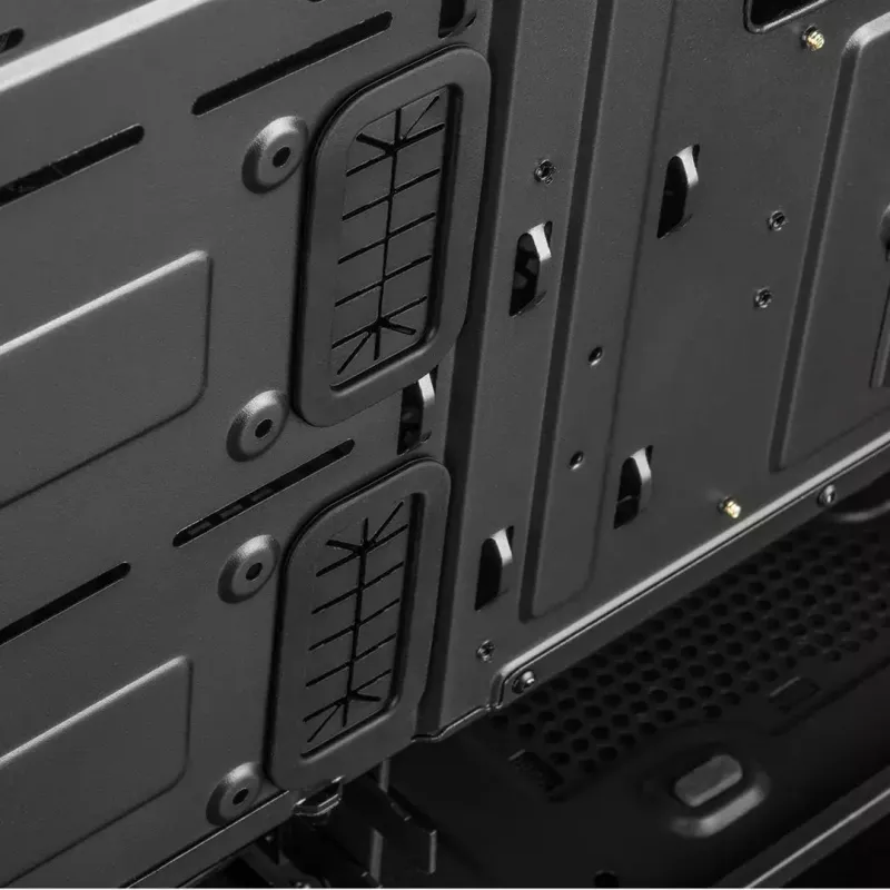 Modecom Oberon Pro Midi Tower PC Case, ATX/Micro ATX/ITX, side window, GPU up to 395 mm, 2x USB 3.0, black