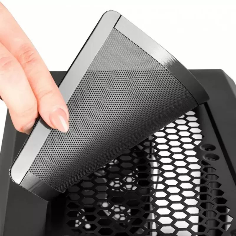 Modecom Oberon Pro Midi Tower PC Case, ATX/Micro ATX/ITX, side window, GPU up to 395 mm, 2x USB 3.0, black