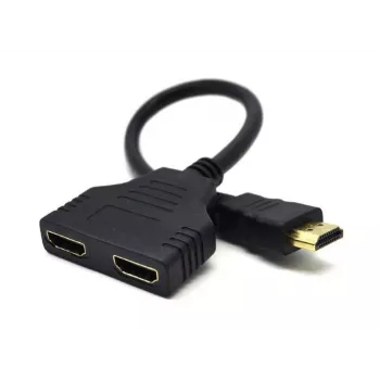 HDMI cable Gembird DSP-2PH4-04 — HDMI Type A male to 2× HDMI Type A female, black, straight connectors