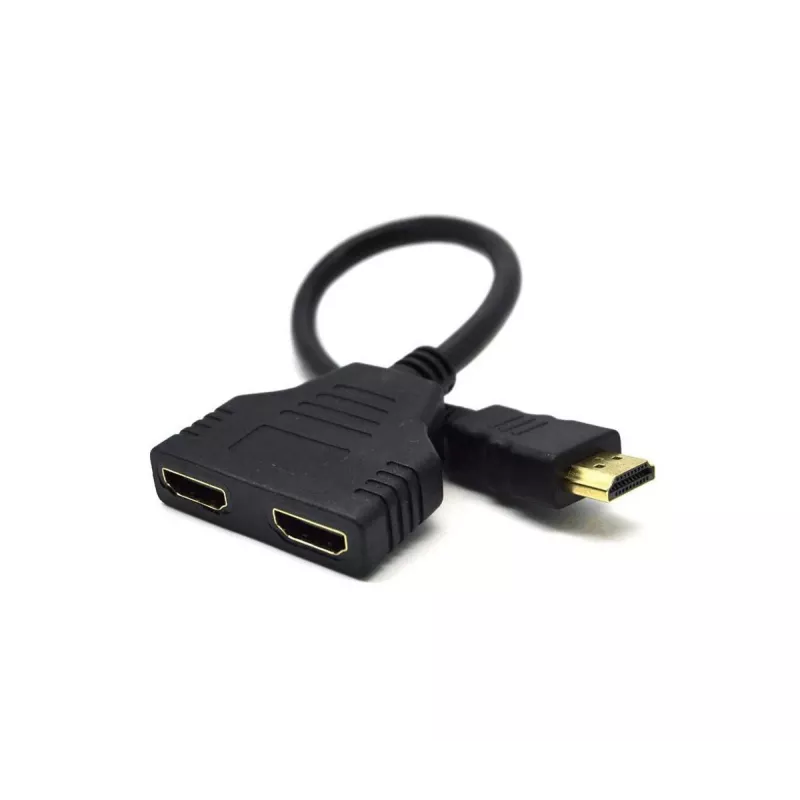 HDMI cable Gembird DSP-2PH4-04 — HDMI Type A male to 2× HDMI Type A female, black, straight connectors