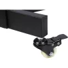 Techly Trolley Floor Stand LCD/LED/Plasma 23 inch-55 inch, 58.4 cm (23 inch), 139.7 cm (55 inch), 50 x 50 mm, 400 x 400 mm, -15 - 15°, Black